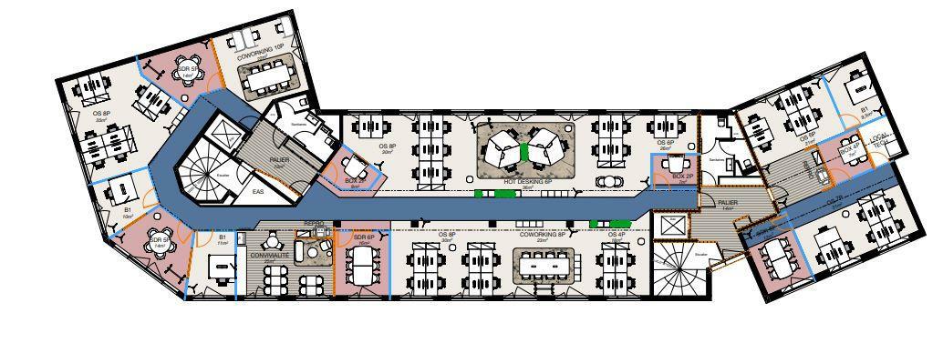 Bureau Lyon 1437m² Location bureau Lyon Rhône OLBUR2110038 27